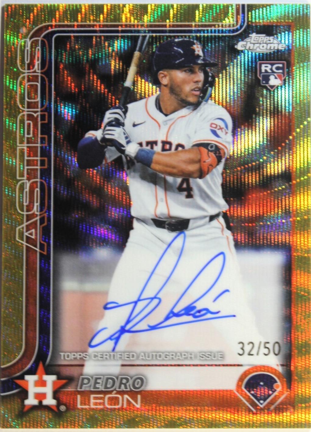 Pedro Leon [Gold Wave Refractor] #RA-PL