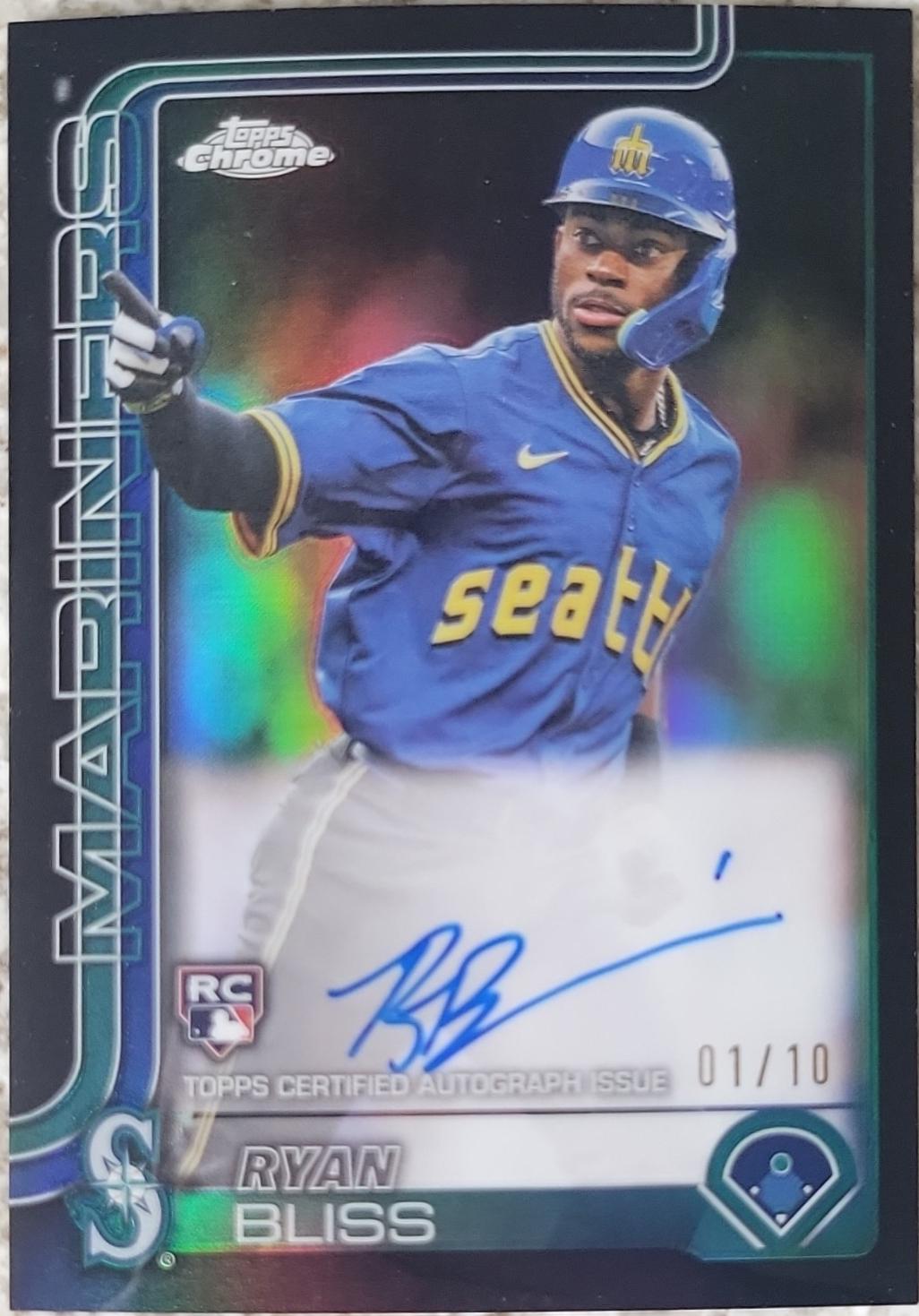 Ryan Bliss [Black Refractor] #RA-RB