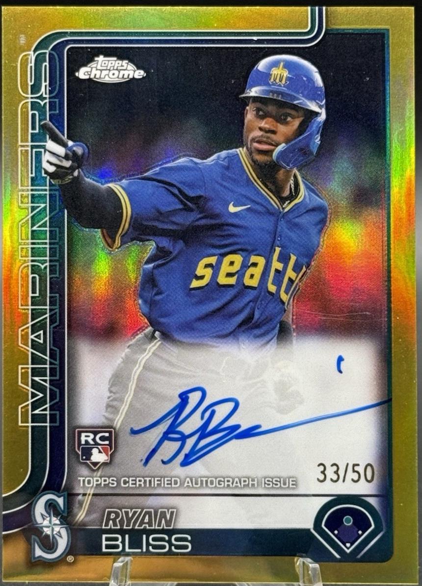 Ryan Bliss [Gold Refractor] #RA-RB