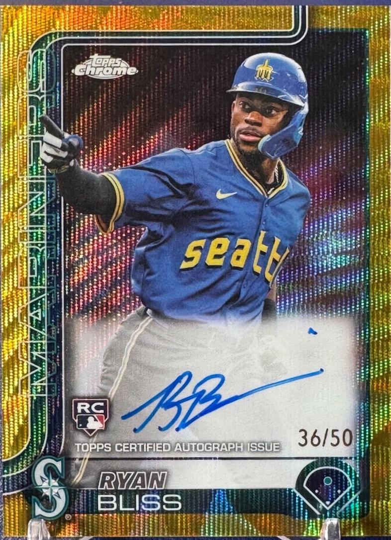 Ryan Bliss [Gold Wave Refractor] #RA-RB