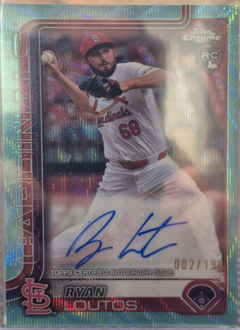 Ryan Loutos [Aqua Wave Refractor] #RA-RLO