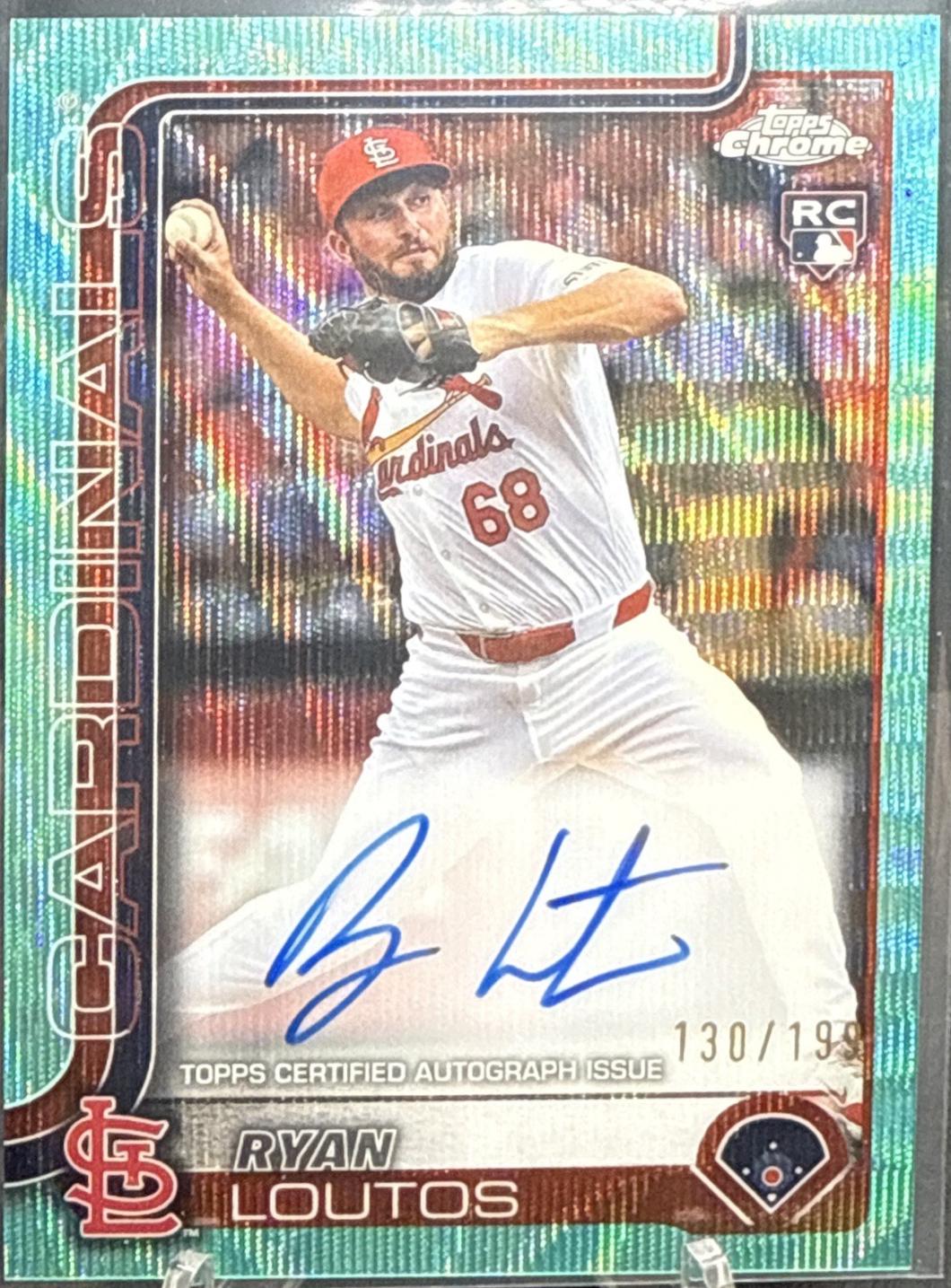 Ryan Loutos [Orange Wave Refractor] #RA-RLO