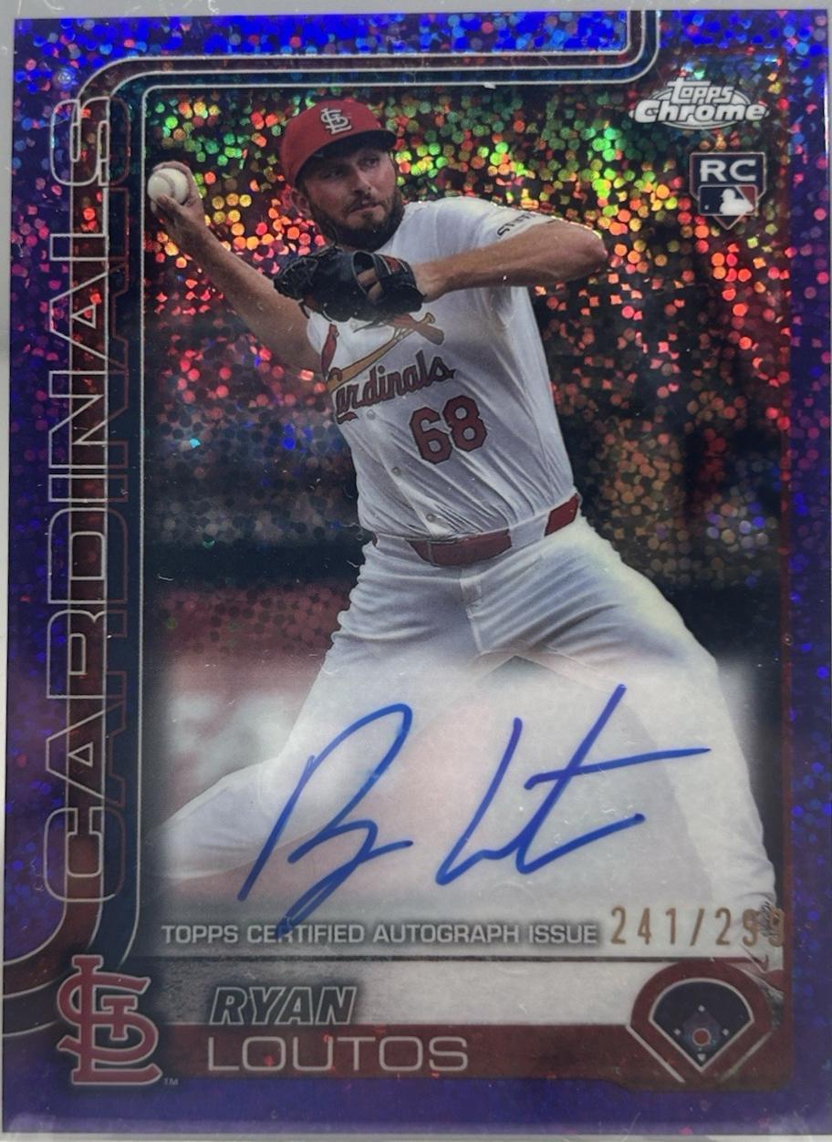 Ryan Loutos [Purple Speckle Refractor] #RA-RLO