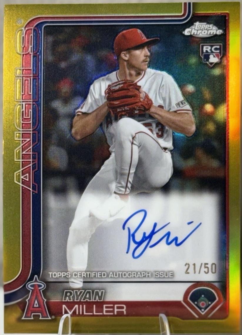 Ryan Miller [Gold Refractor] #RA-RM