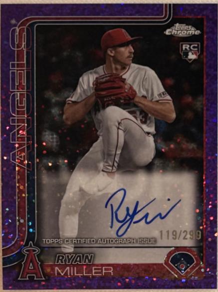 Ryan Miller [Purple Speckle Refractor] #RA-RM