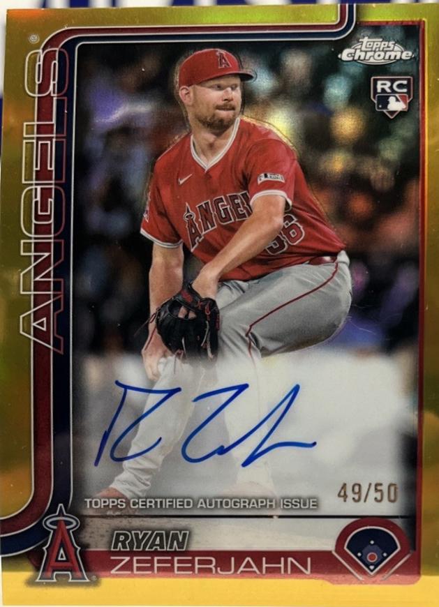 Ryan Zeferjahn [Gold Refractor] #RA-RZ