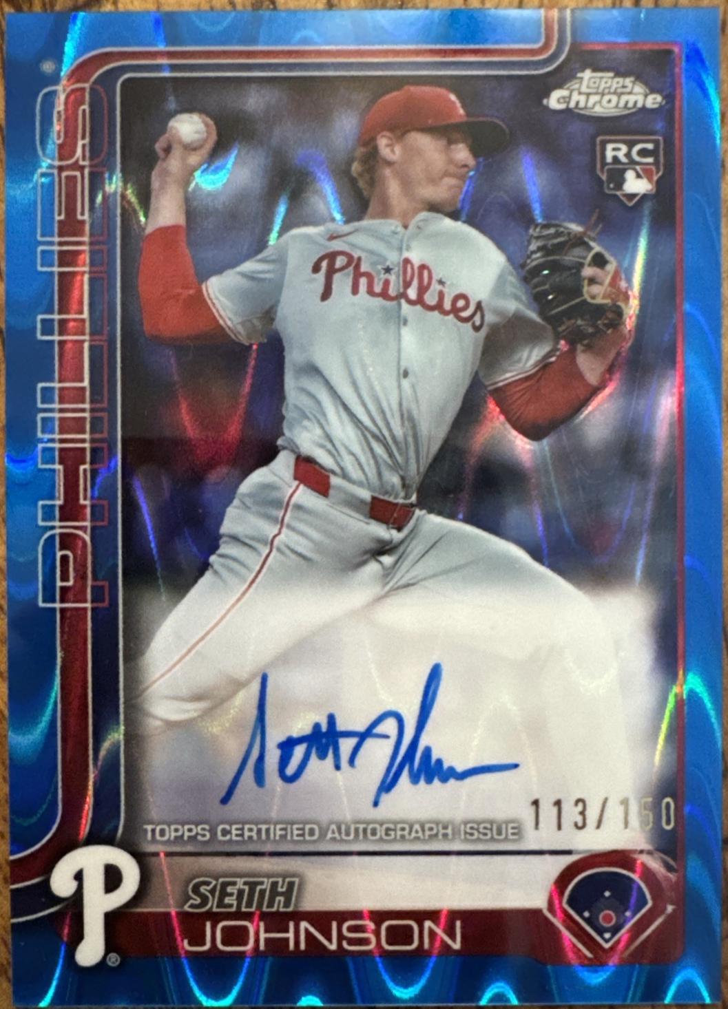Seth Johnson [Blue Refractor] #RA-SJO