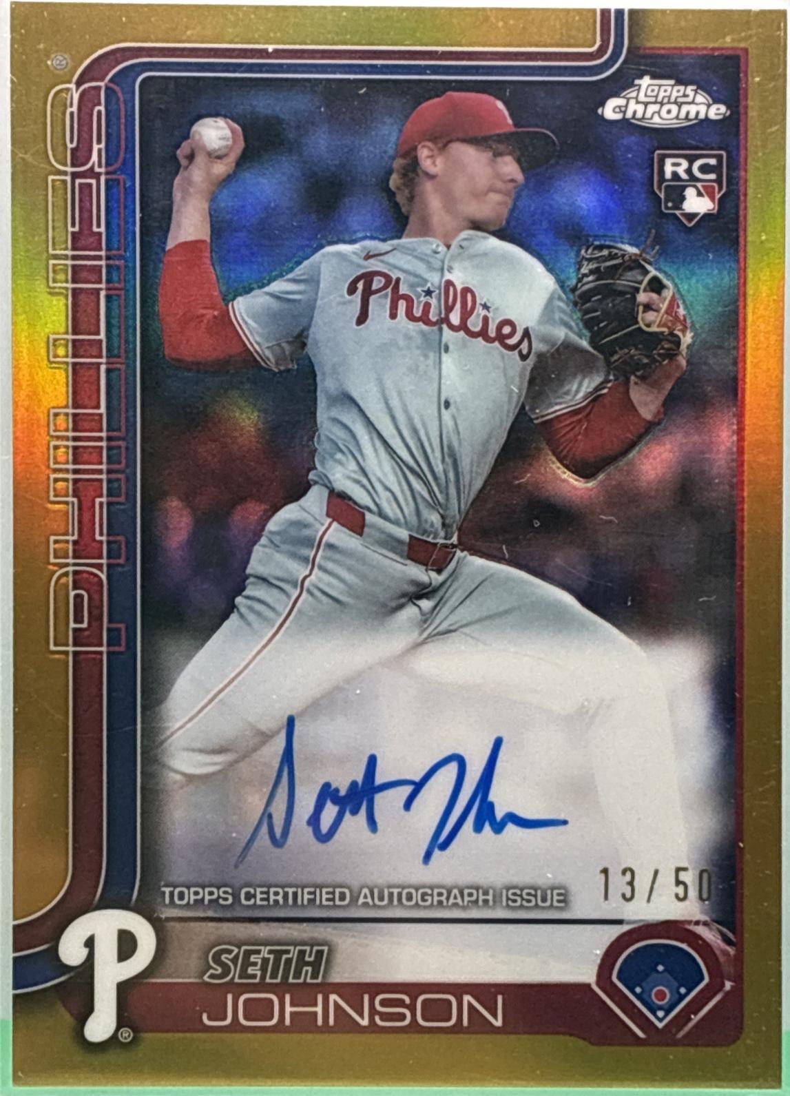 Seth Johnson [Gold Refractor] #RA-SJO