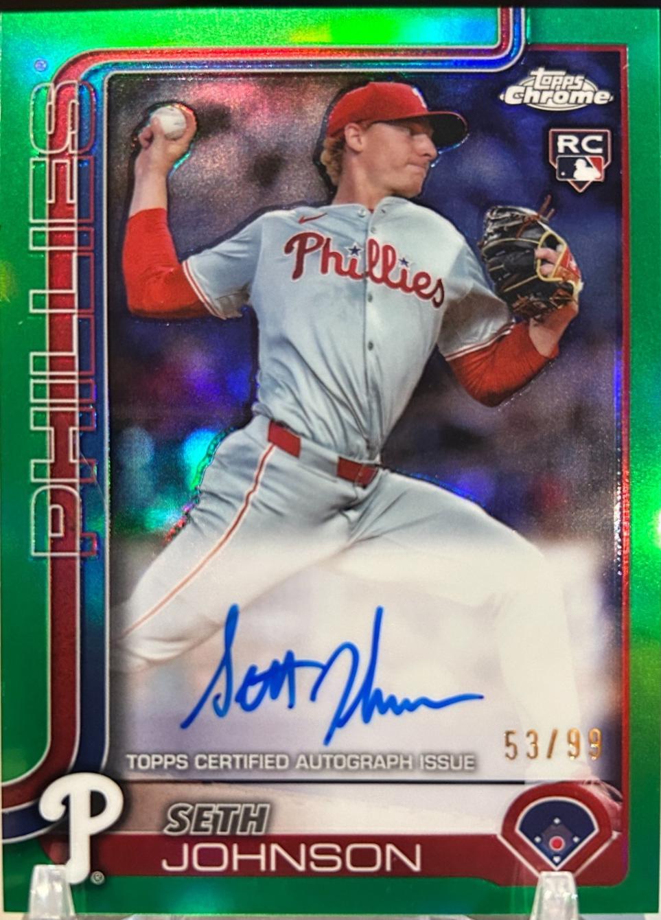Seth Johnson [Green Refractor] #RA-SJO