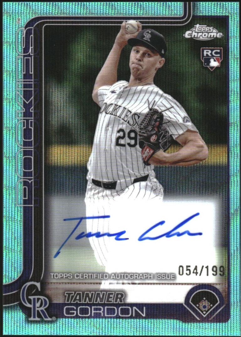 Tanner Gordon [Aqua Wave Refractor] #RA-TG