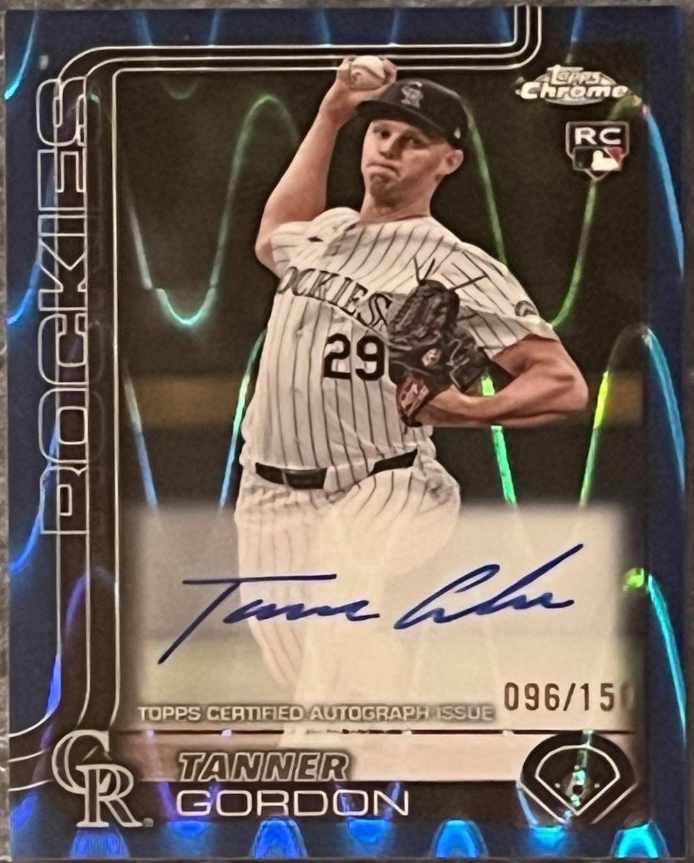 Tanner Gordon [Blue Raywave Refractor] #RA-TG