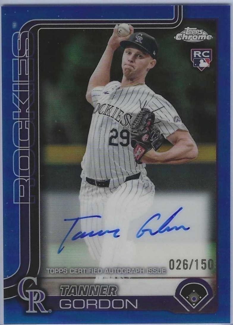 Tanner Gordon [Blue Refractor] #RA-TG