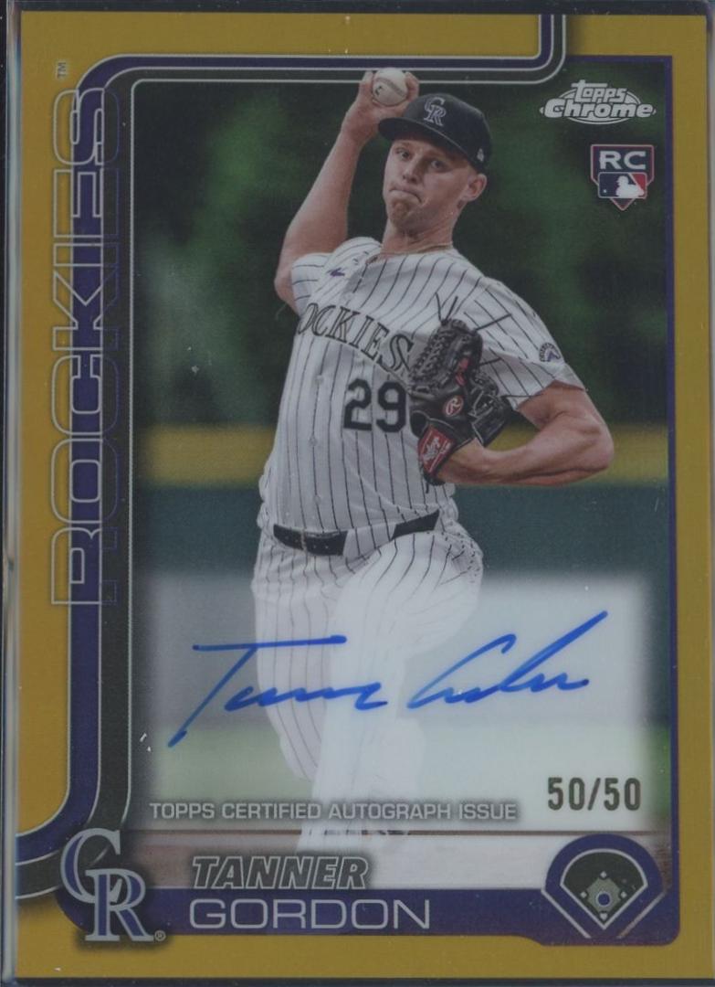 Tanner Gordon [Gold Refractor] #RA-TG