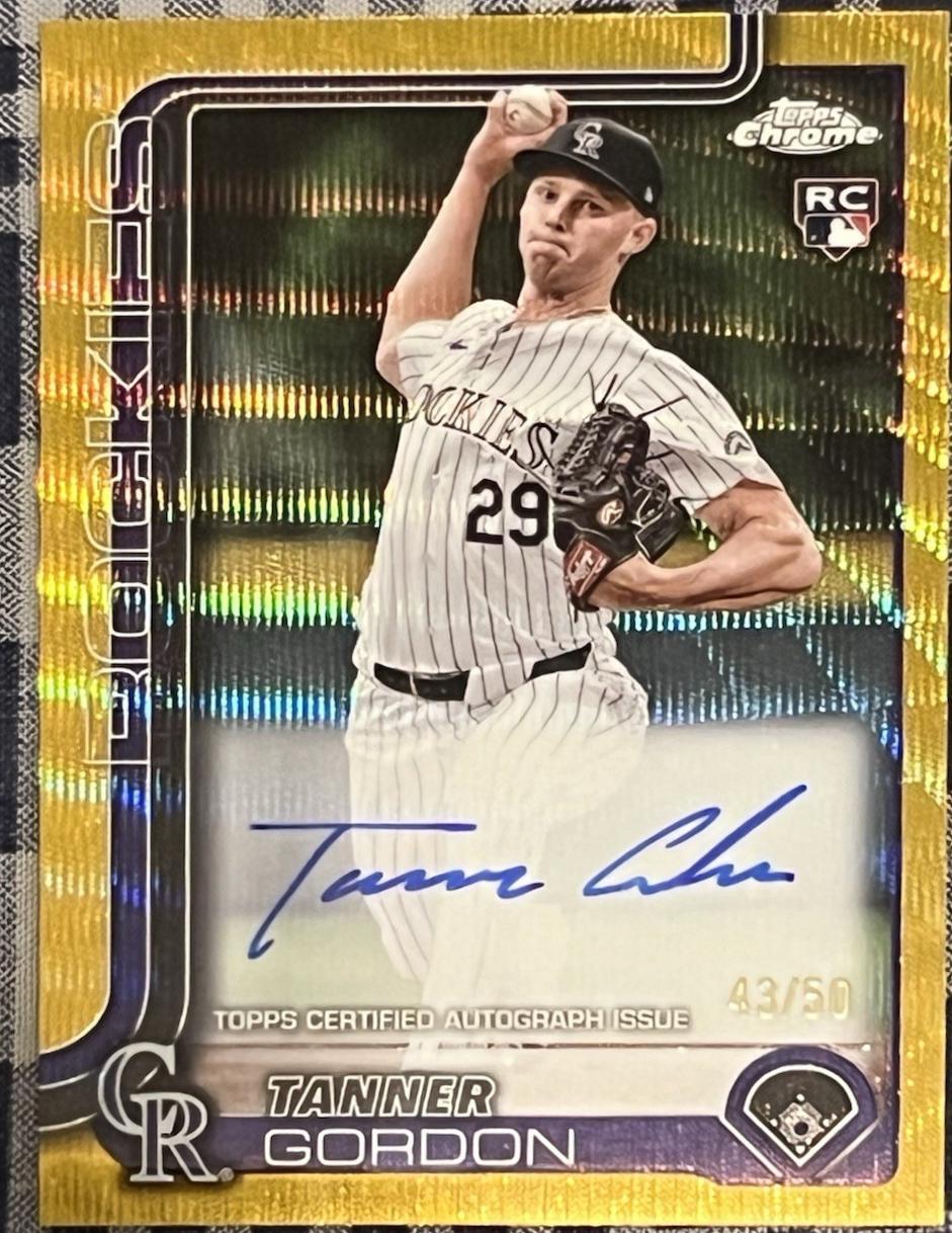 Tanner Gordon [Gold Wave Refractor] #RA-TG