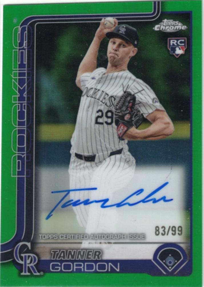 Tanner Gordon [Green Refractor] #RA-TG