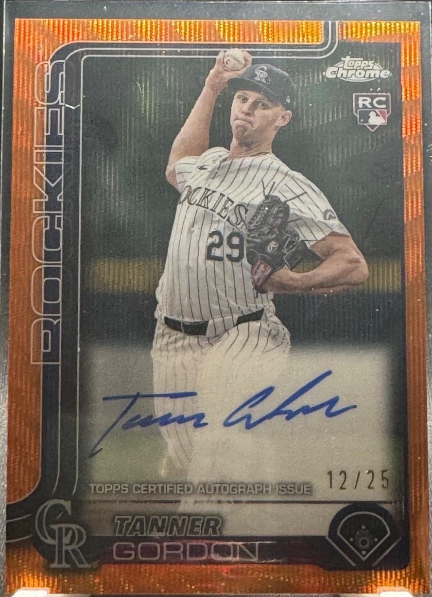 Tanner Gordon [Orange Wave Refractor] #RA-TG