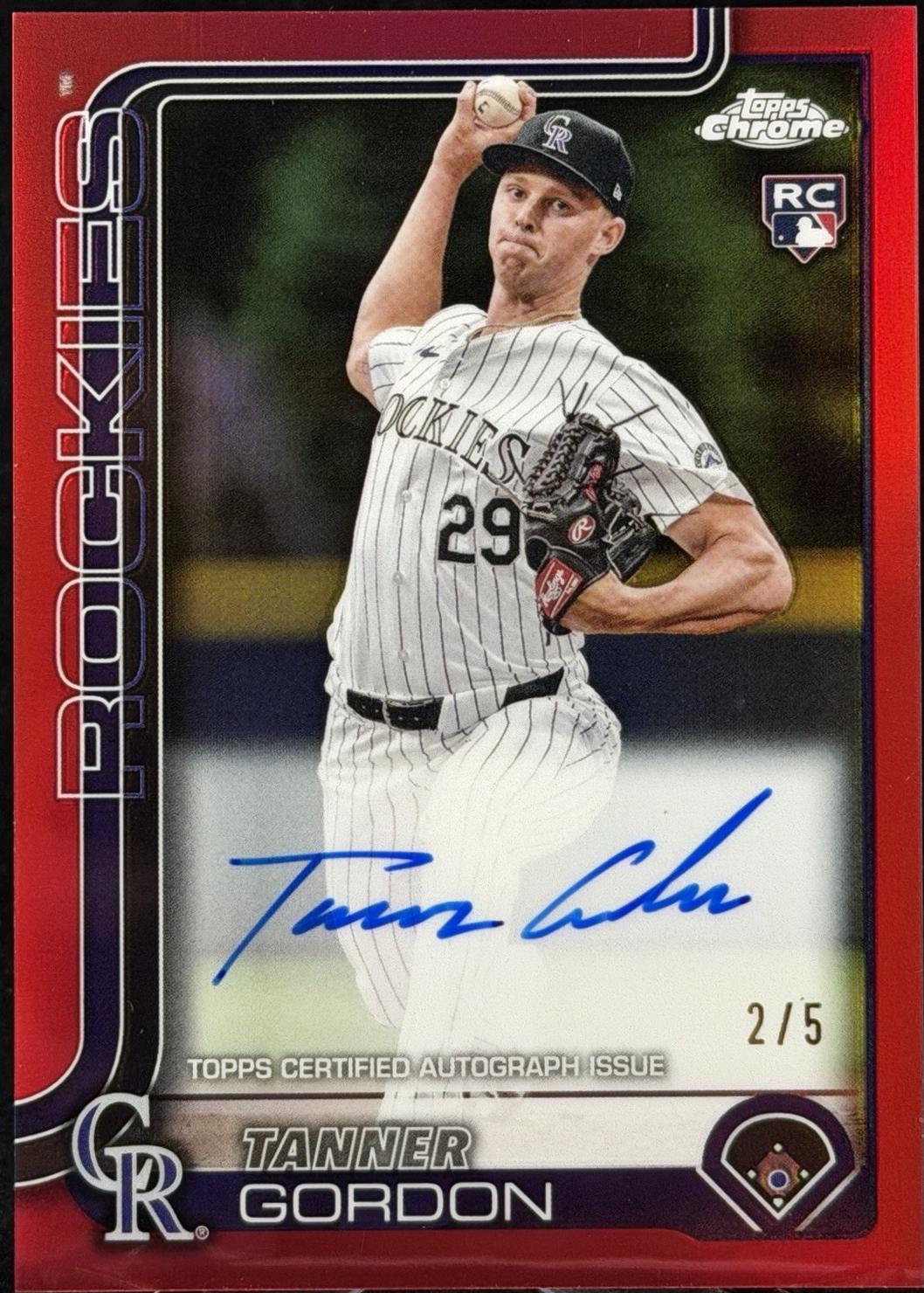 Tanner Gordon [Red Refractor] #RA-TG