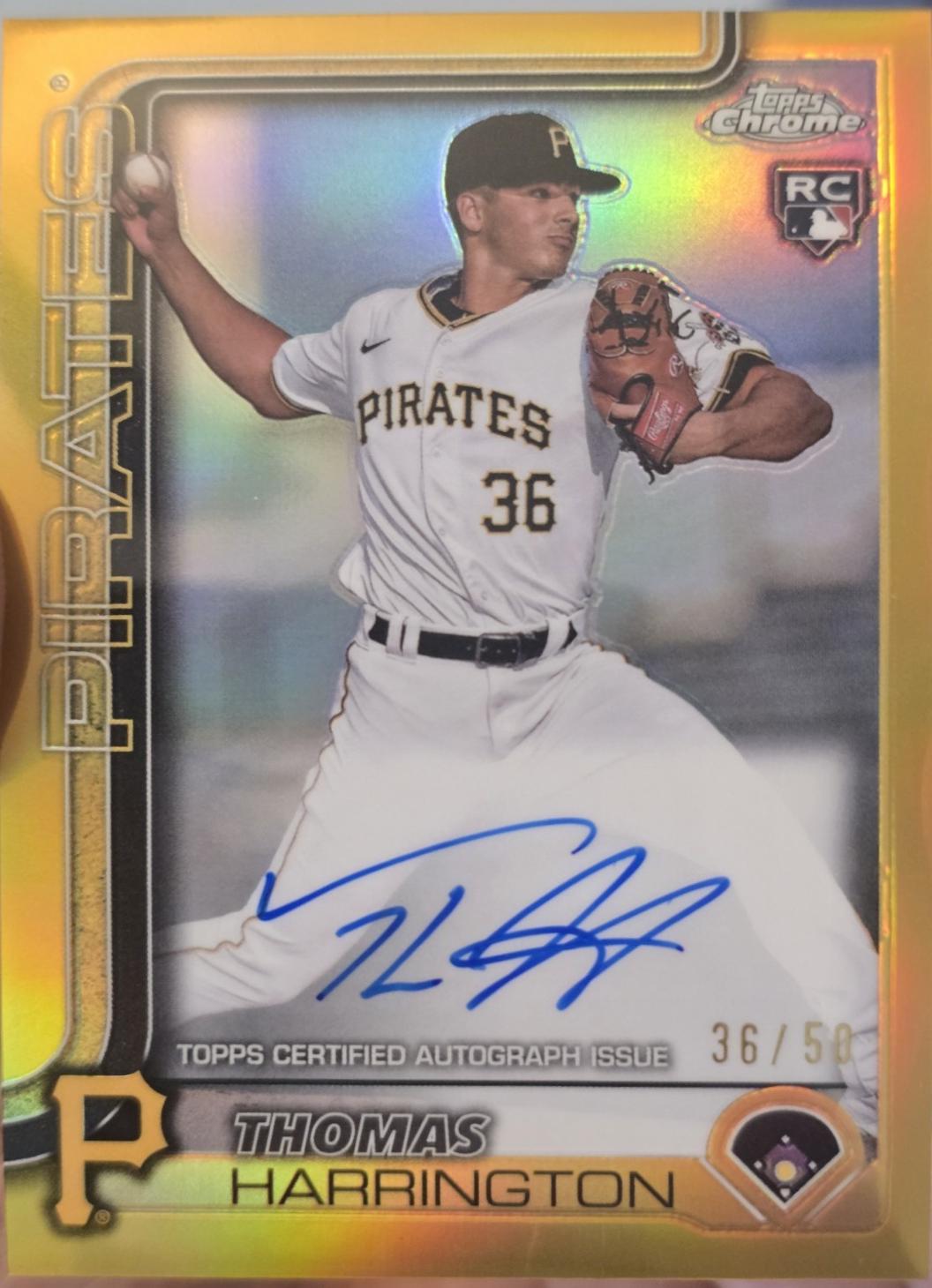 Thomas Harrington [Gold Refractor] #RA-THA