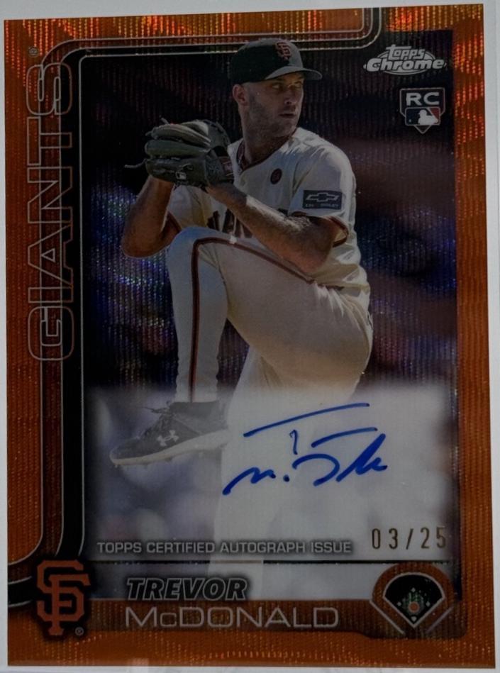 Trevor McDonald [Orange Wave Refractor] #RA-TMC