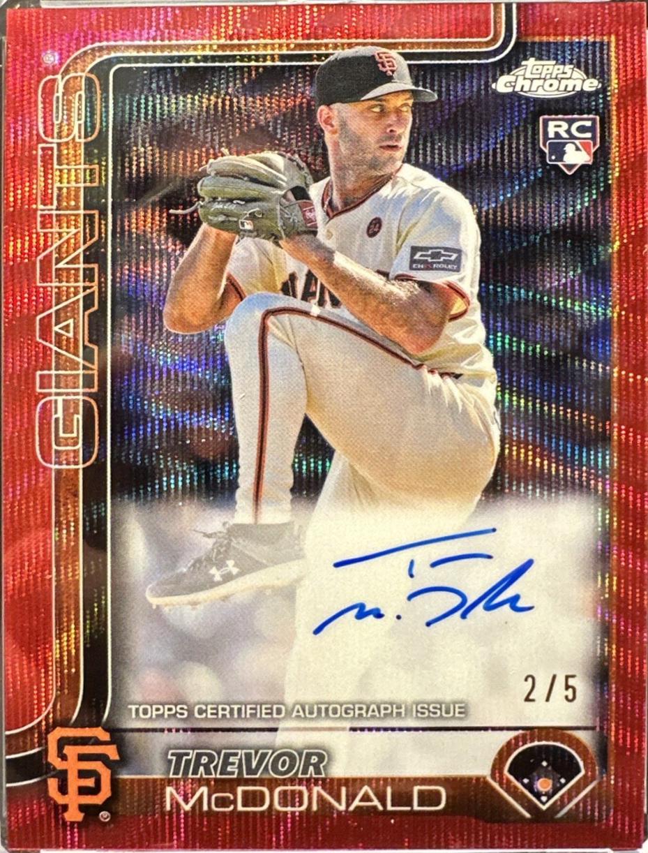 Trevor McDonald [Red Wave Refractor] #RA-TMC