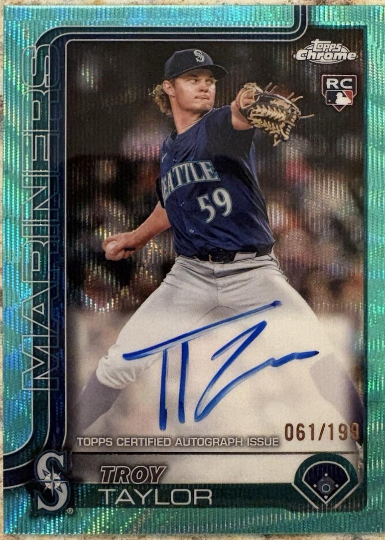 Troy Taylor [Aqua Wave Refractor] #RA-TTA
