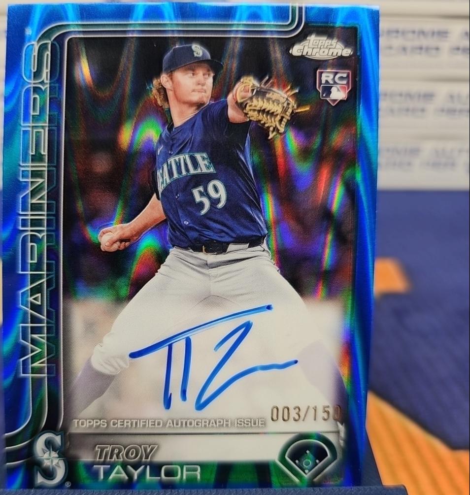 Troy Taylor [Blue Refractor] #RA-TTA