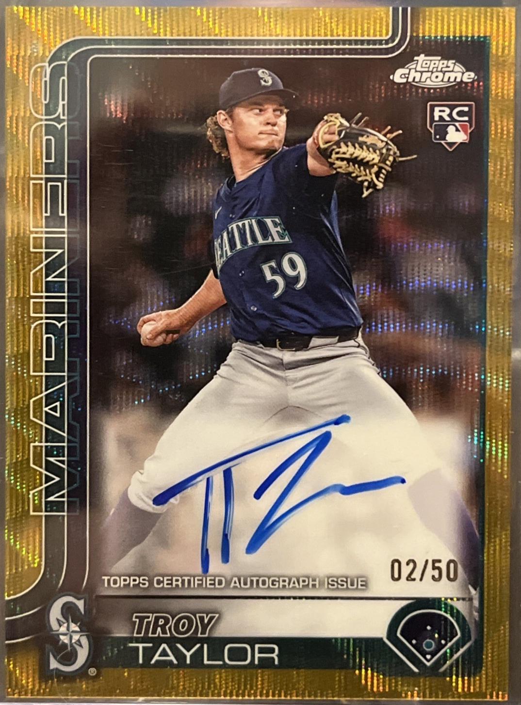 Troy Taylor [Gold Wave Refractor] #RA-TTA