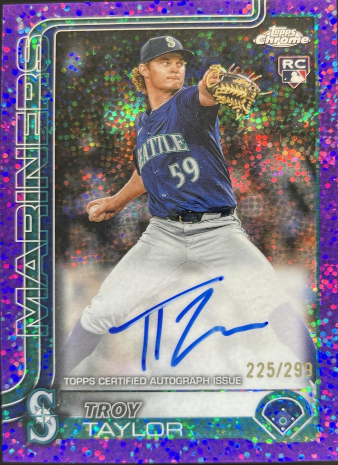 Troy Taylor [Purple Speckle Refractor] #RA-TTA