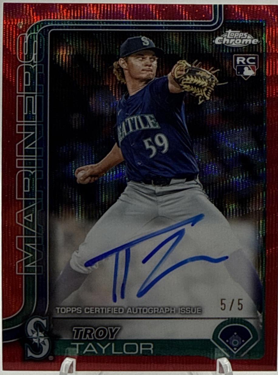 Troy Taylor [Red Wave Refractor] #RA-TTA