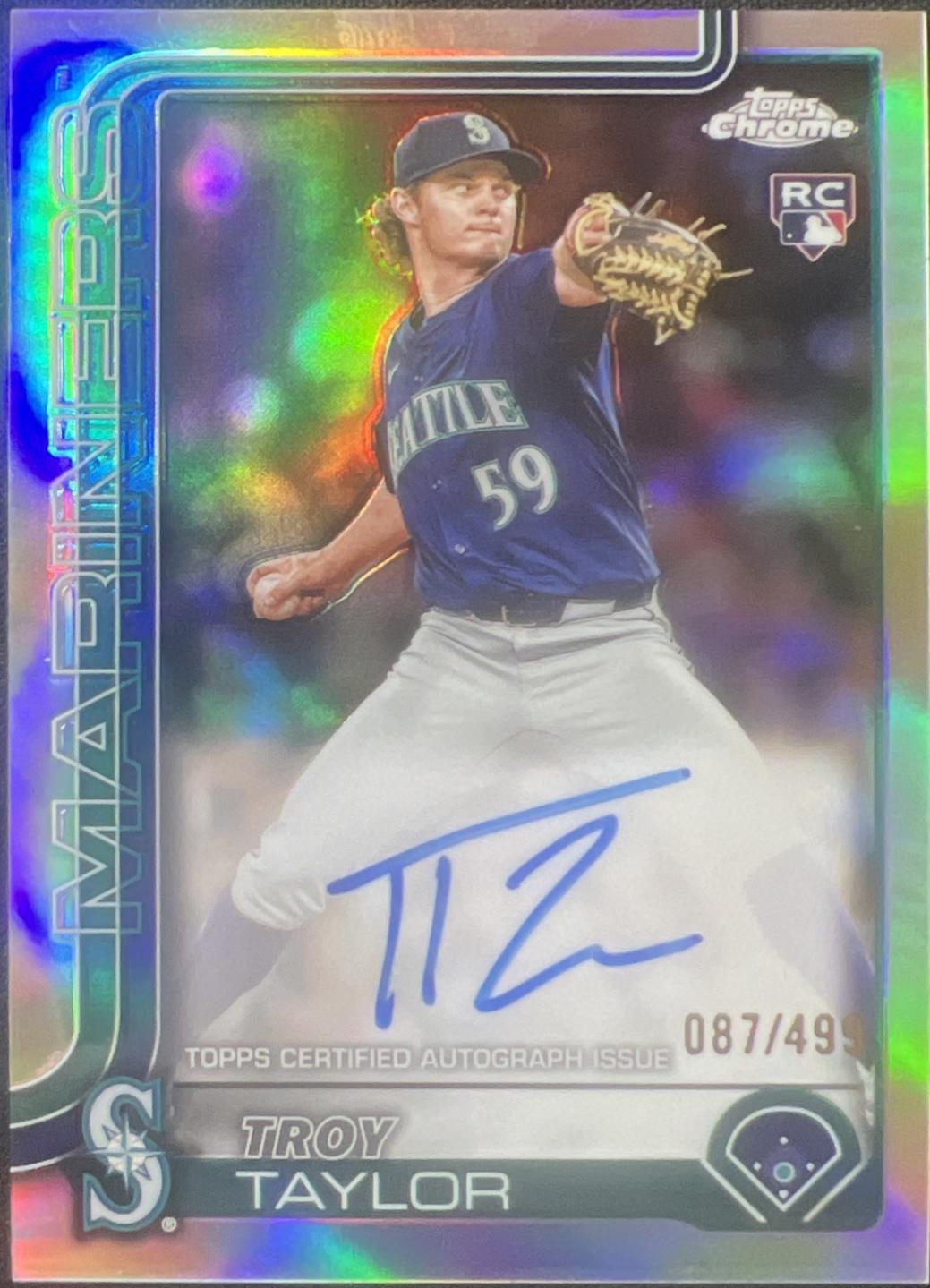 Troy Taylor [Refractor] #RA-TTA