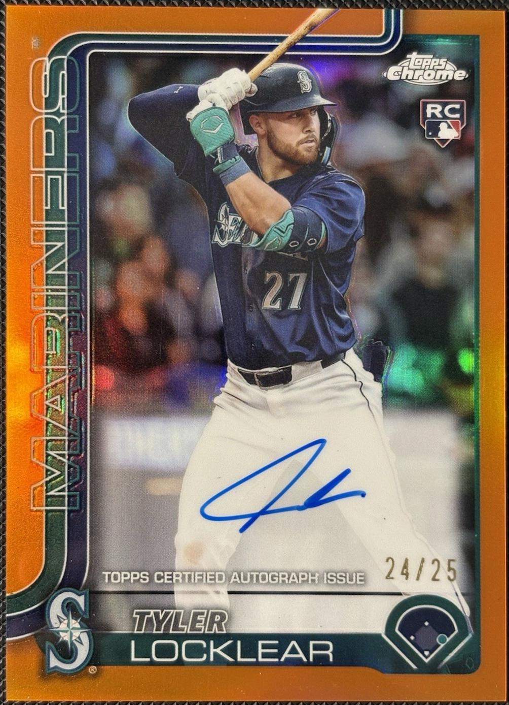 Tyler Locklear [Orange Refractor] #RA-TL