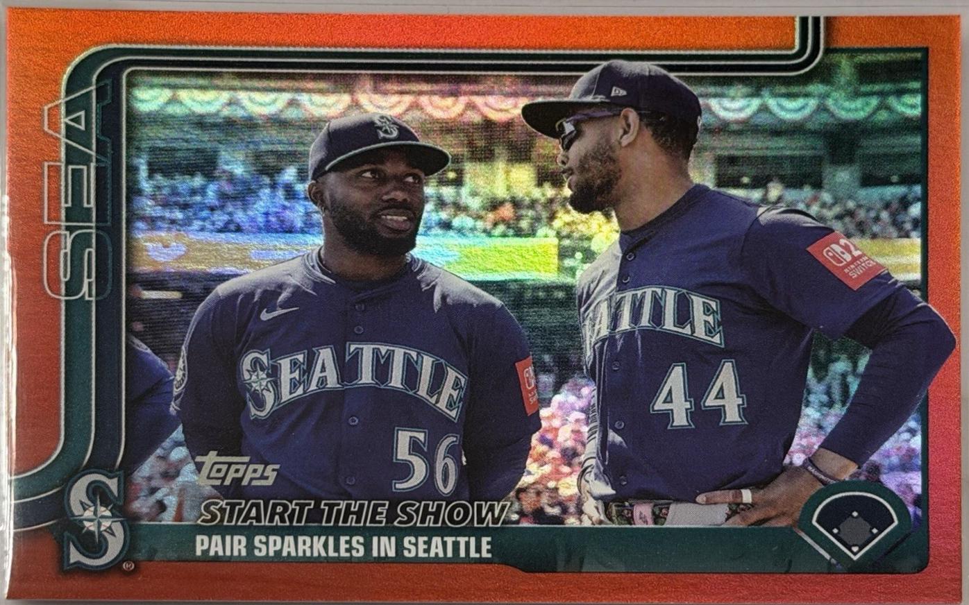 Julio Rodriguez / Randy Arozarena [Red Diamante Foil] #US244