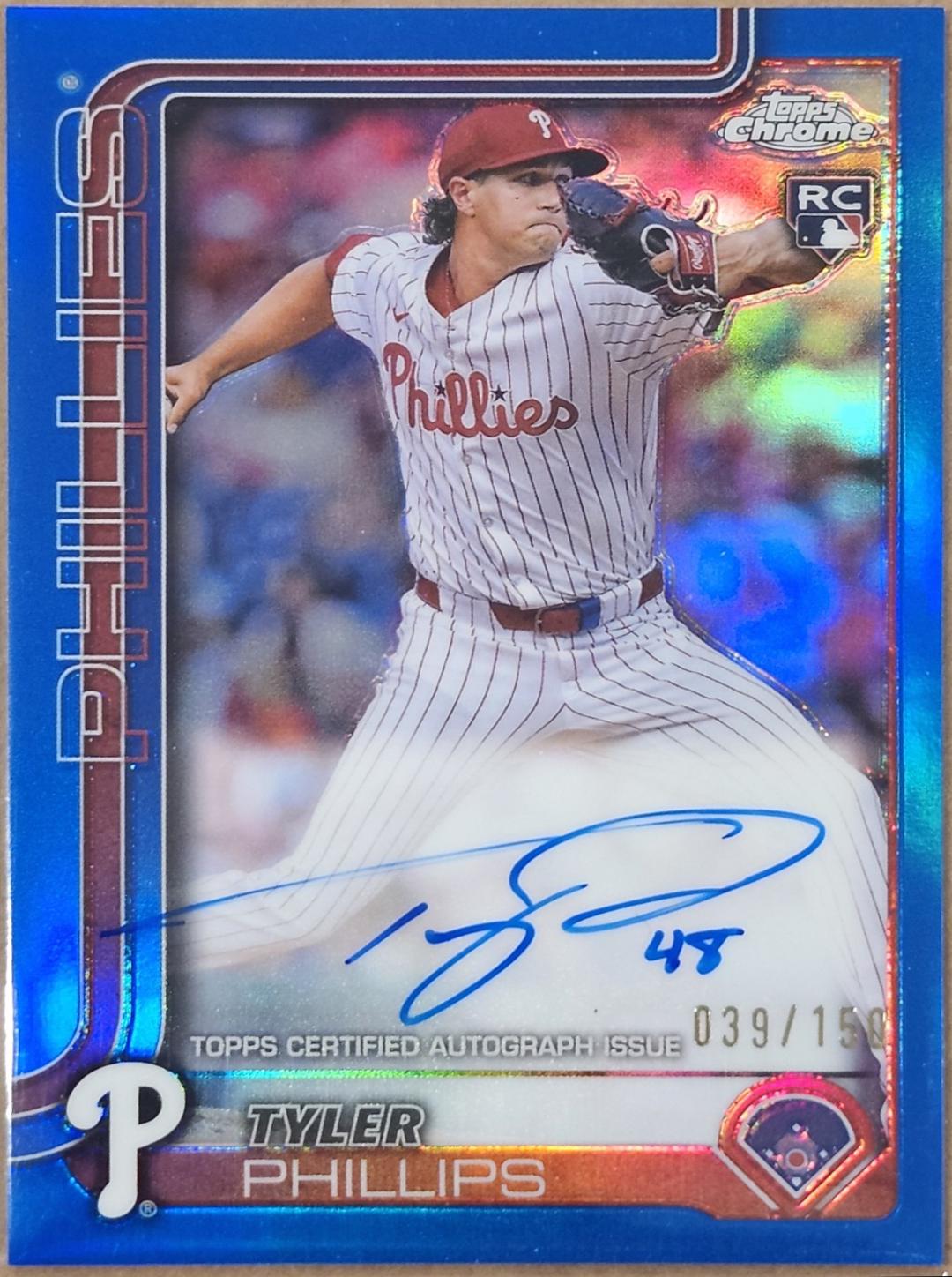 Tyler Phillips [Blue Refractor] #RA-TP