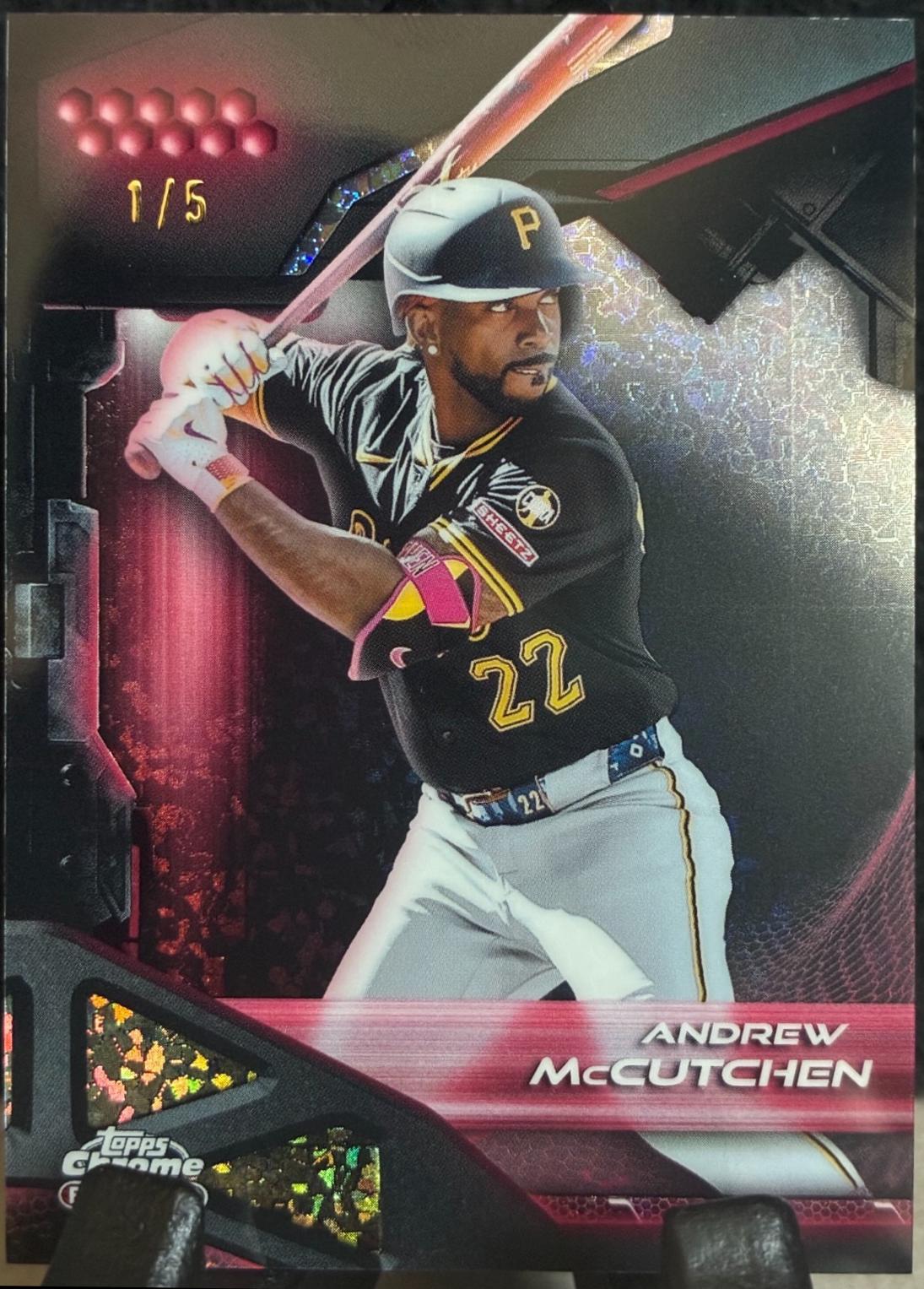 Andrew McCutchen [Red Mini-Diamond Refractor] #63