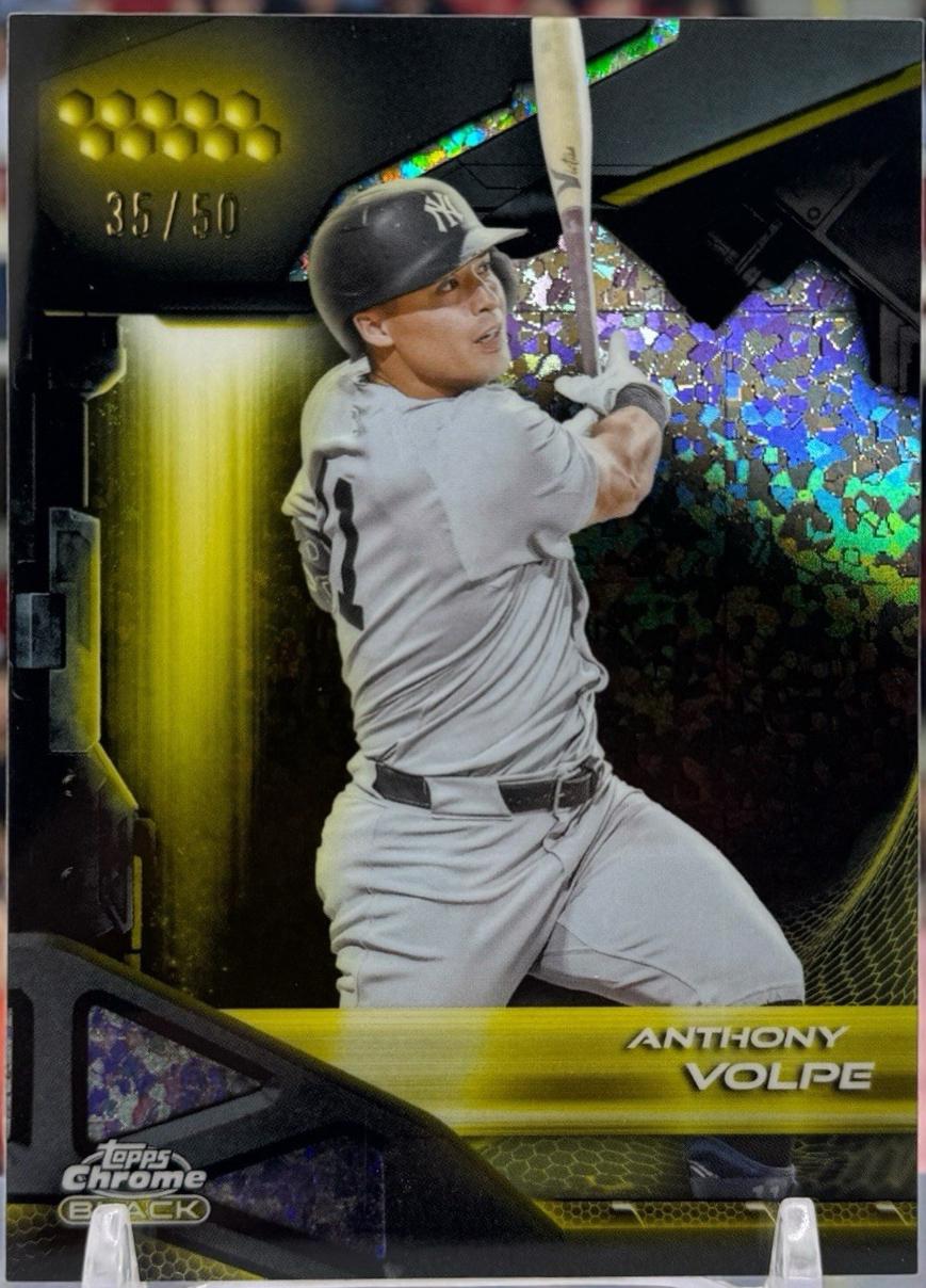 Anthony Volpe [Gold Mini-Diamond Refractor] #103