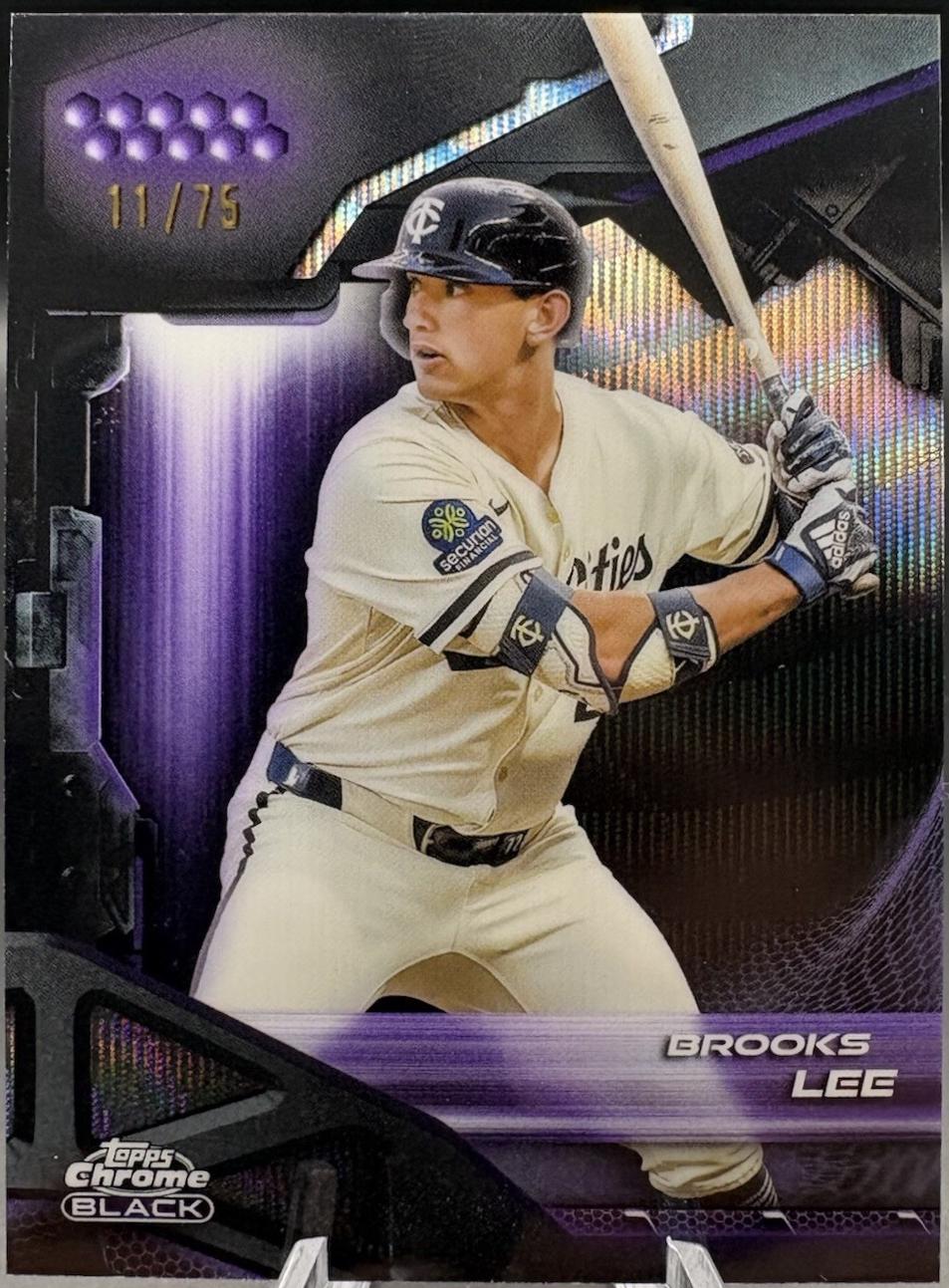 Brooks Lee [Purple Wave Refractor] #129