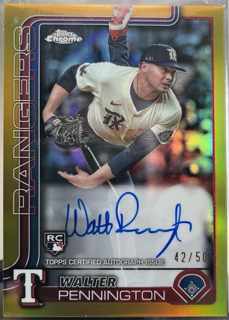 Walter Pennington [Gold Refractor] #RA-WP