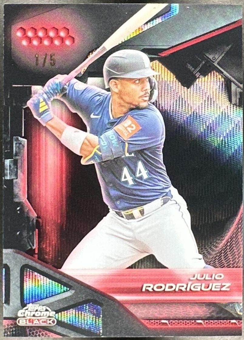 Julio Rodriguez [Red Wave Refractor] #7