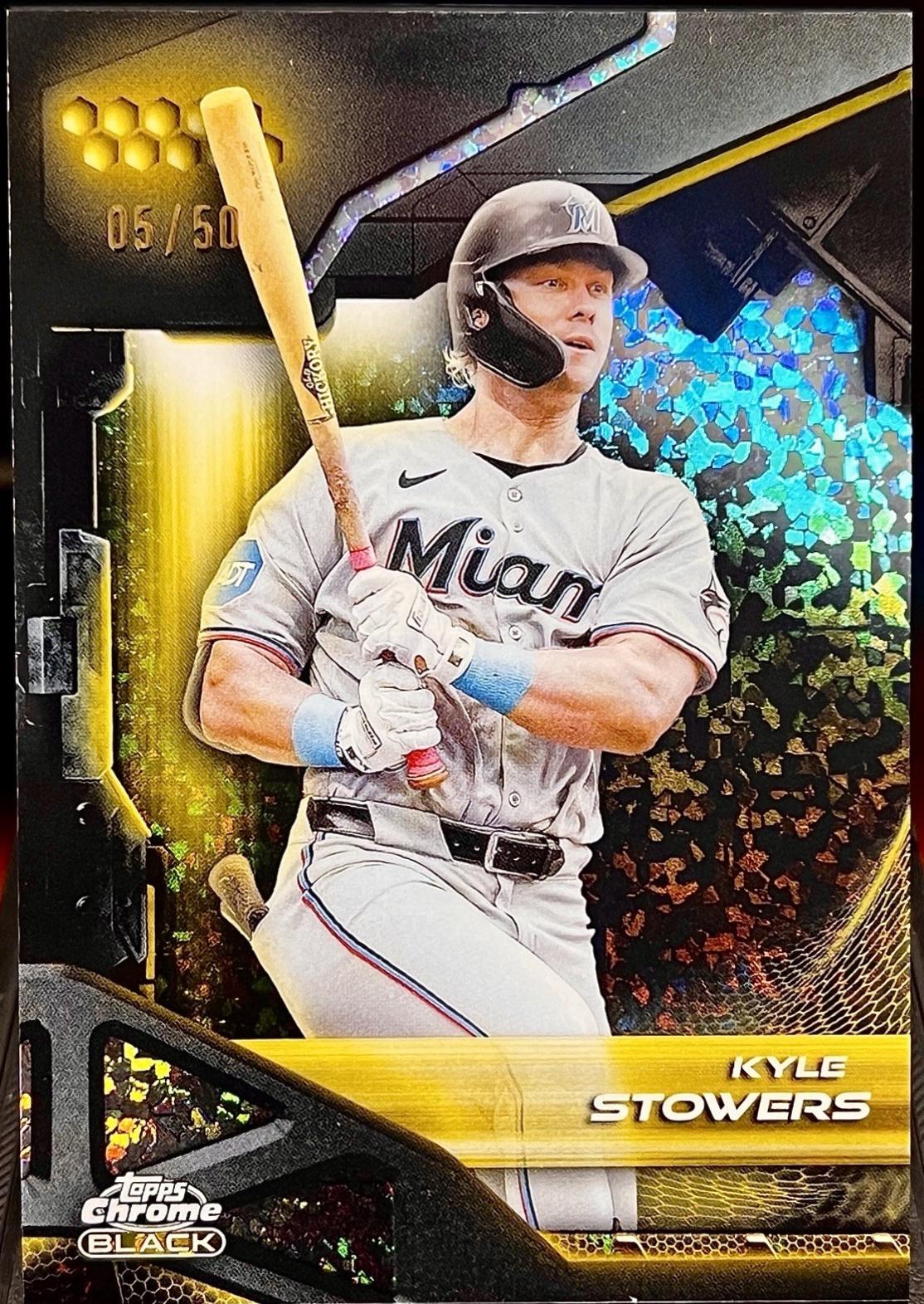 Kyle Stowers [Gold Mini-Diamond Refractor] #37