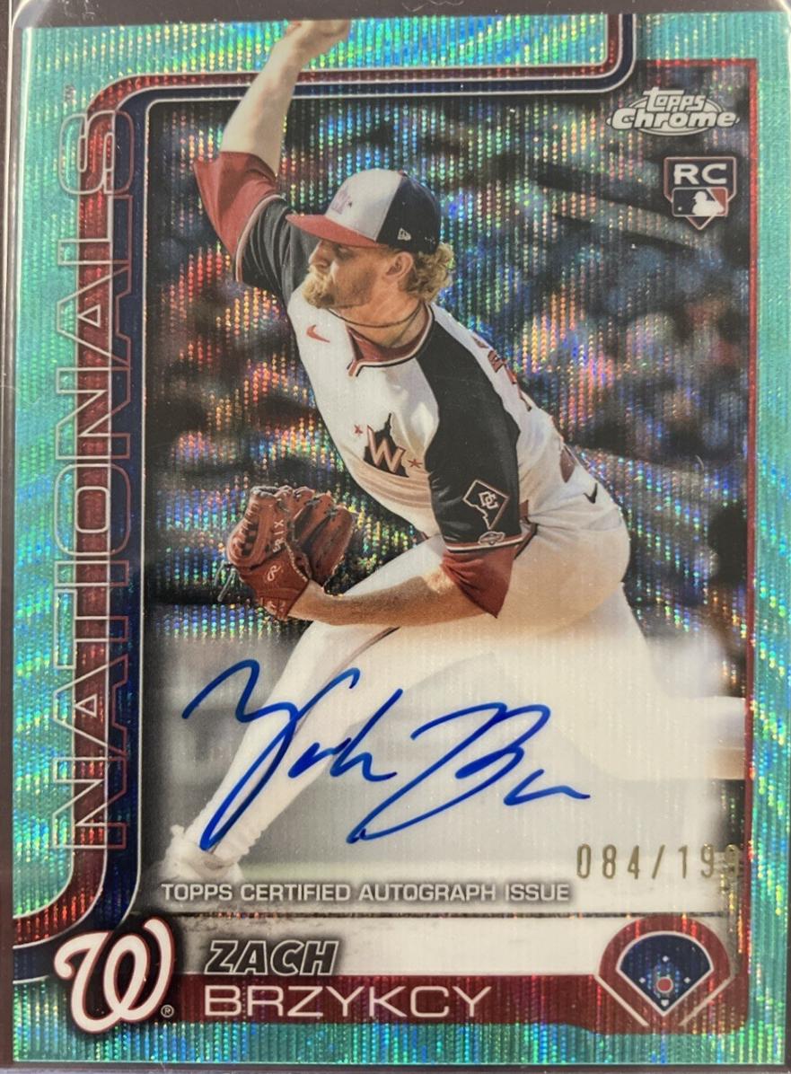 Zach Brzykcy [Aqua Wave Refractor] #RA-ZB