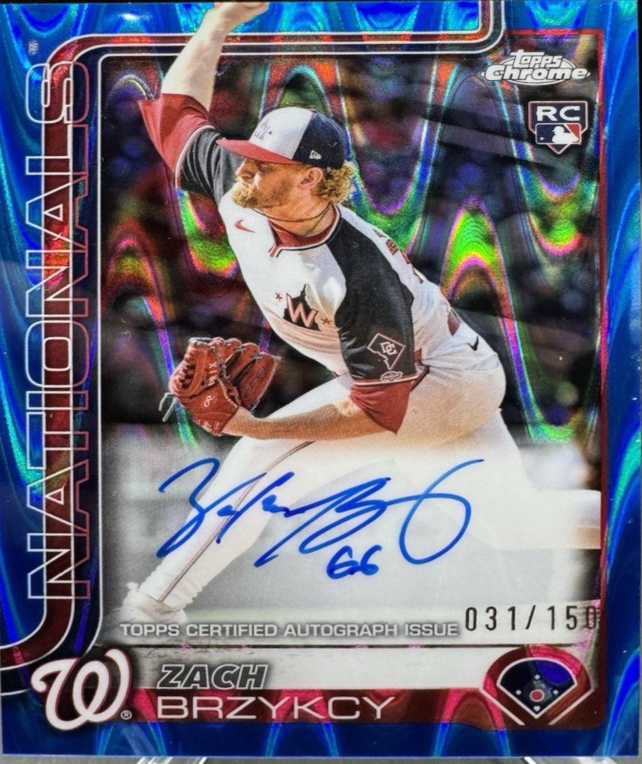 Zach Brzykcy [Blue Raywave Refractor] #RA-ZB