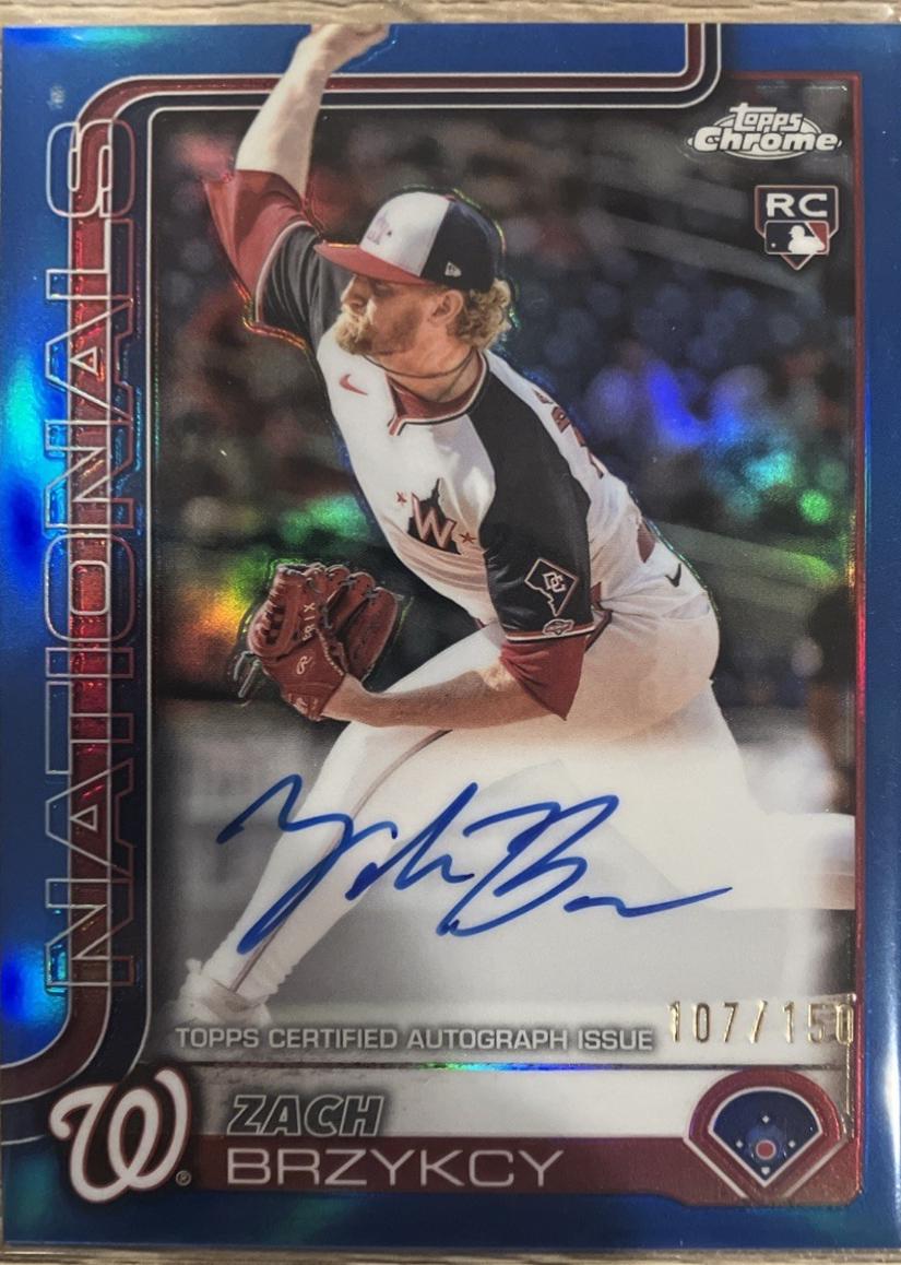 Zach Brzykcy [Blue Refractor] #RA-ZB