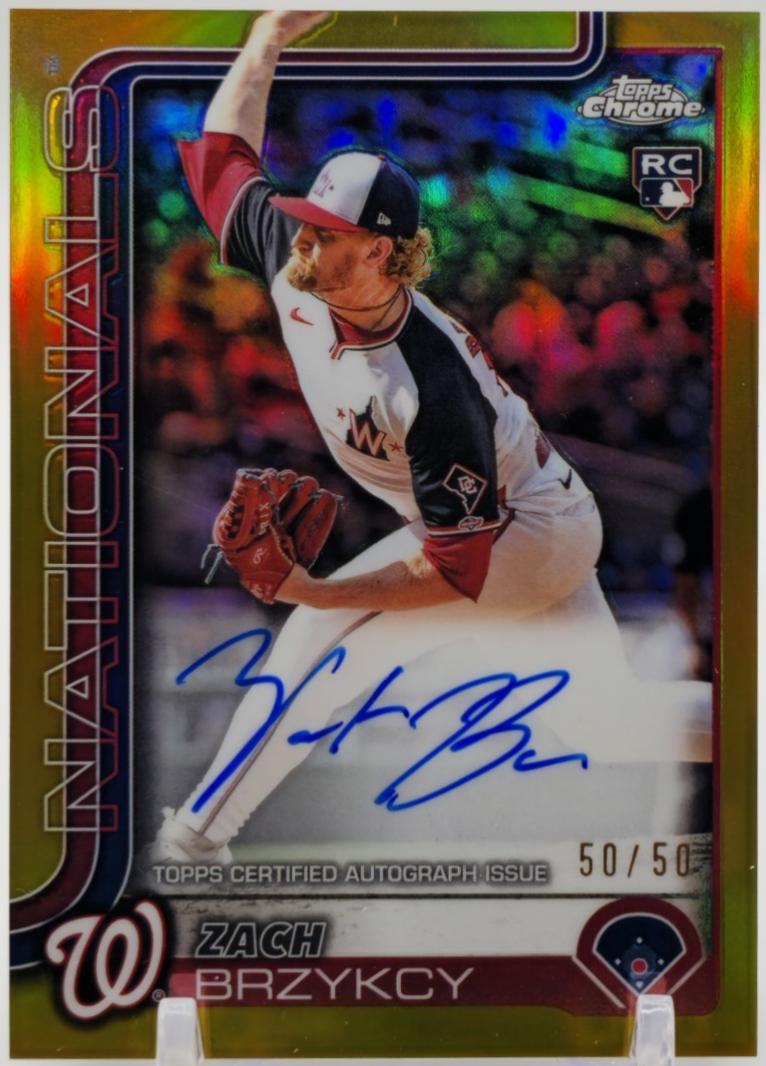 Zach Brzykcy [Gold Refractor] #RA-ZB
