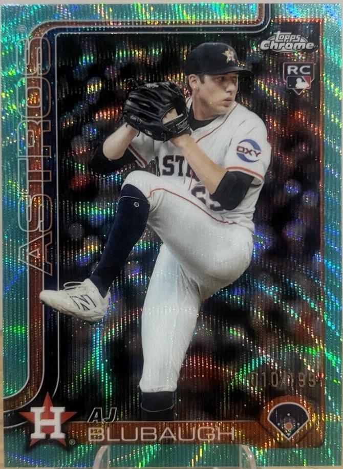 AJ Blubaugh [Aqua Wave Refractor] #USC163