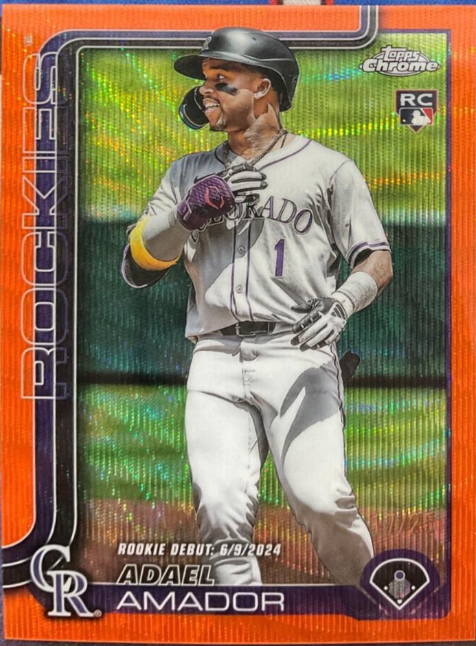 Adael Amador [Orange Wave Refractor] #USC143