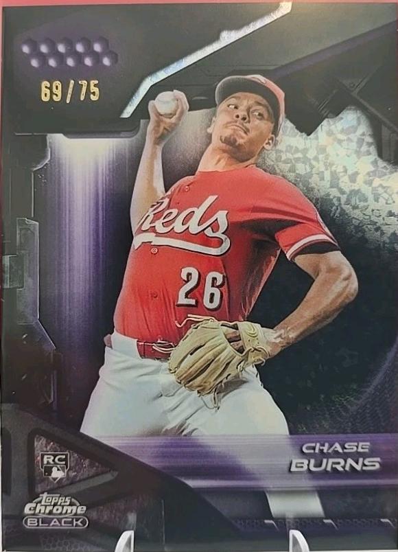 Chase Burns [Purple Mini-Diamond Refractor] #38