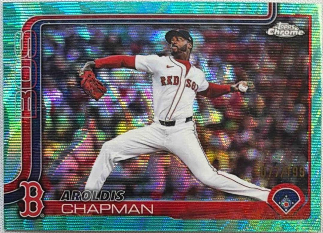 Aroldis Chapman [Aqua Wave Refractor] #USC191