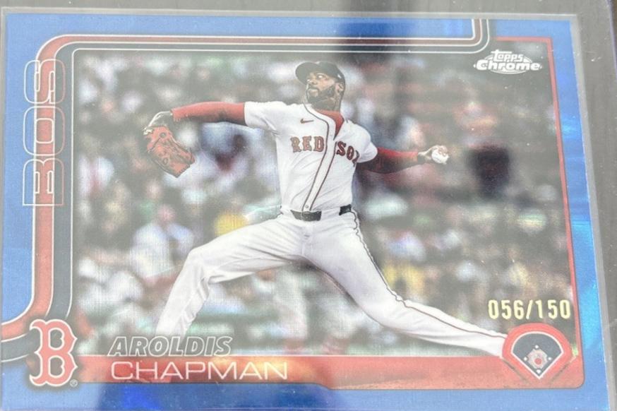 Aroldis Chapman [Blue Lava Refractor] #USC191