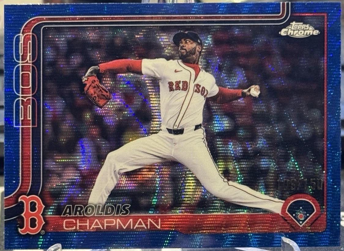 Aroldis Chapman [Blue Wave Refractor] #USC191