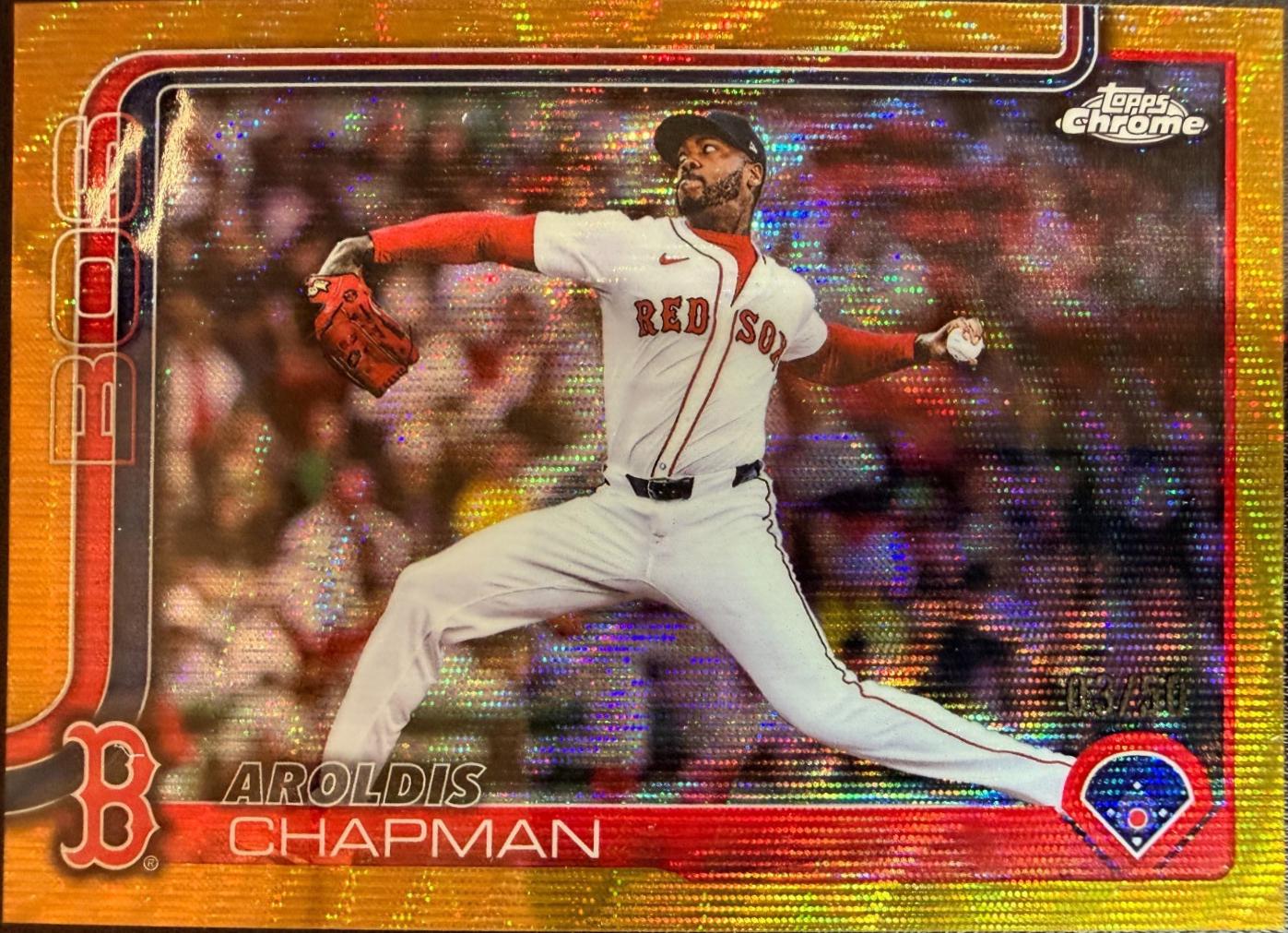 Aroldis Chapman [Gold Geometric Refractor] #USC191